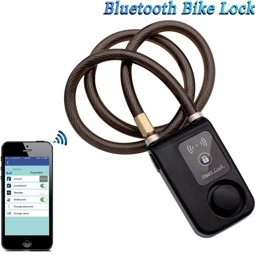 Chain Lock Combination - Bluetooth Smart Bike Lock Waterproof Anti