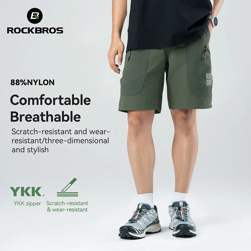 Cycling Shorts For Commute - ROCKBROS Men's Quick-Dry Breathable Cycling Shorts