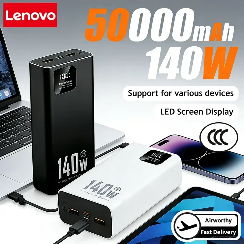 Usb Charger Dynamo - Lenovo 140W 500000mAh Ultra Capacity Power