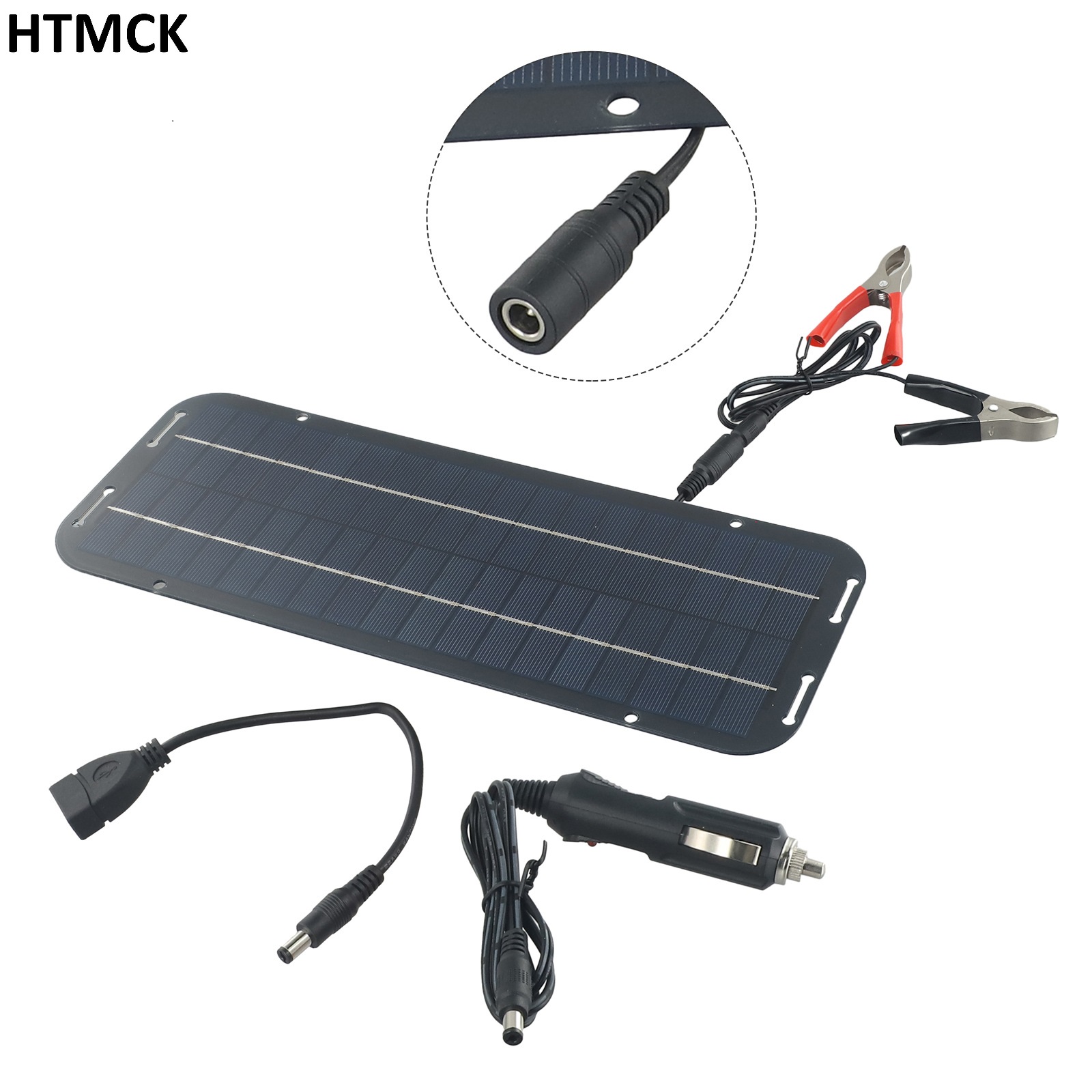Usb Charger Dynamo - 12V Monocrystalline Solar Panel Trickle Battery