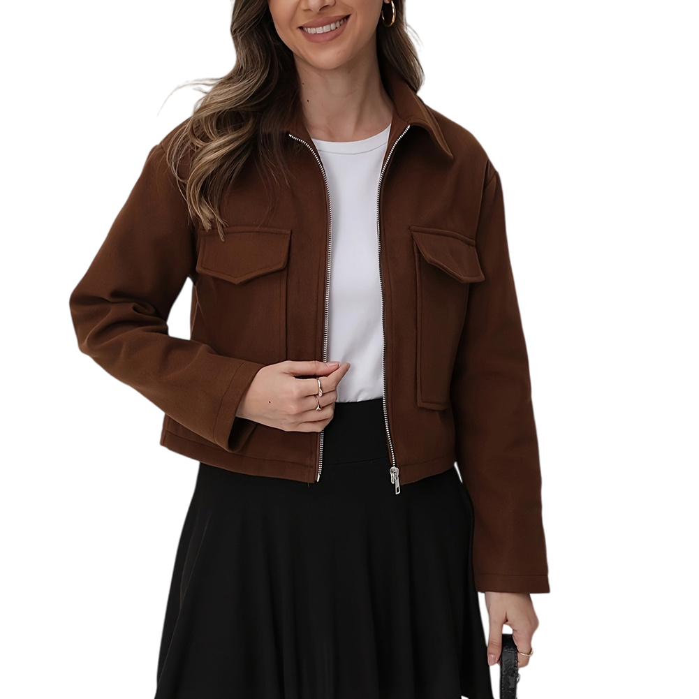 Cycling Commute Jacket - Polyester Women\'s Long Sleeve Zip Front