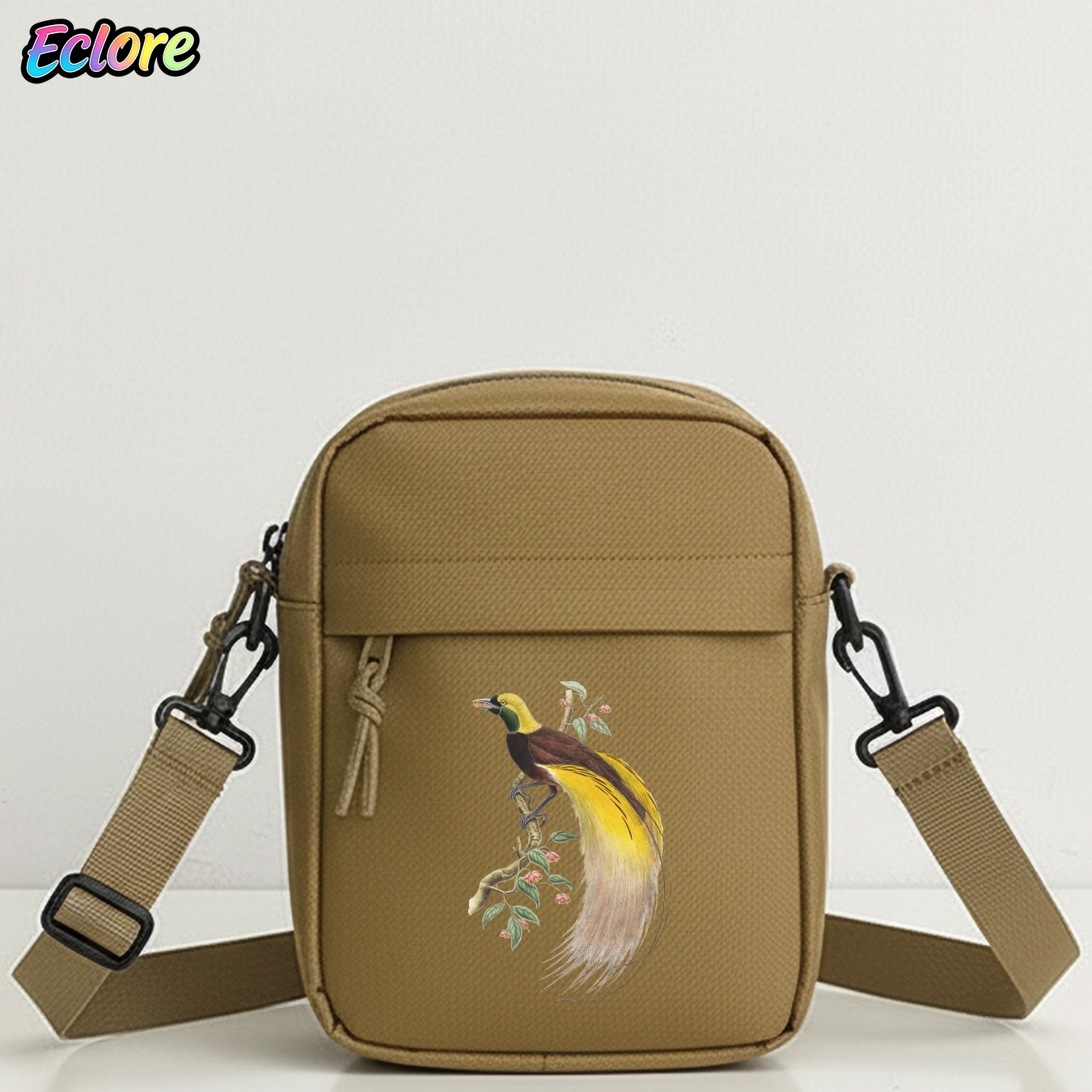 Cycling Commuting - Bird of Paradise Floral Print Shoulder