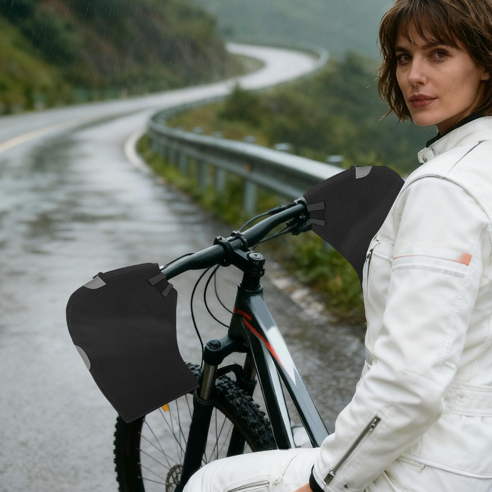 Waterproof Cycling Commute - Windproof & Waterproof Bike Handlebar Mitts