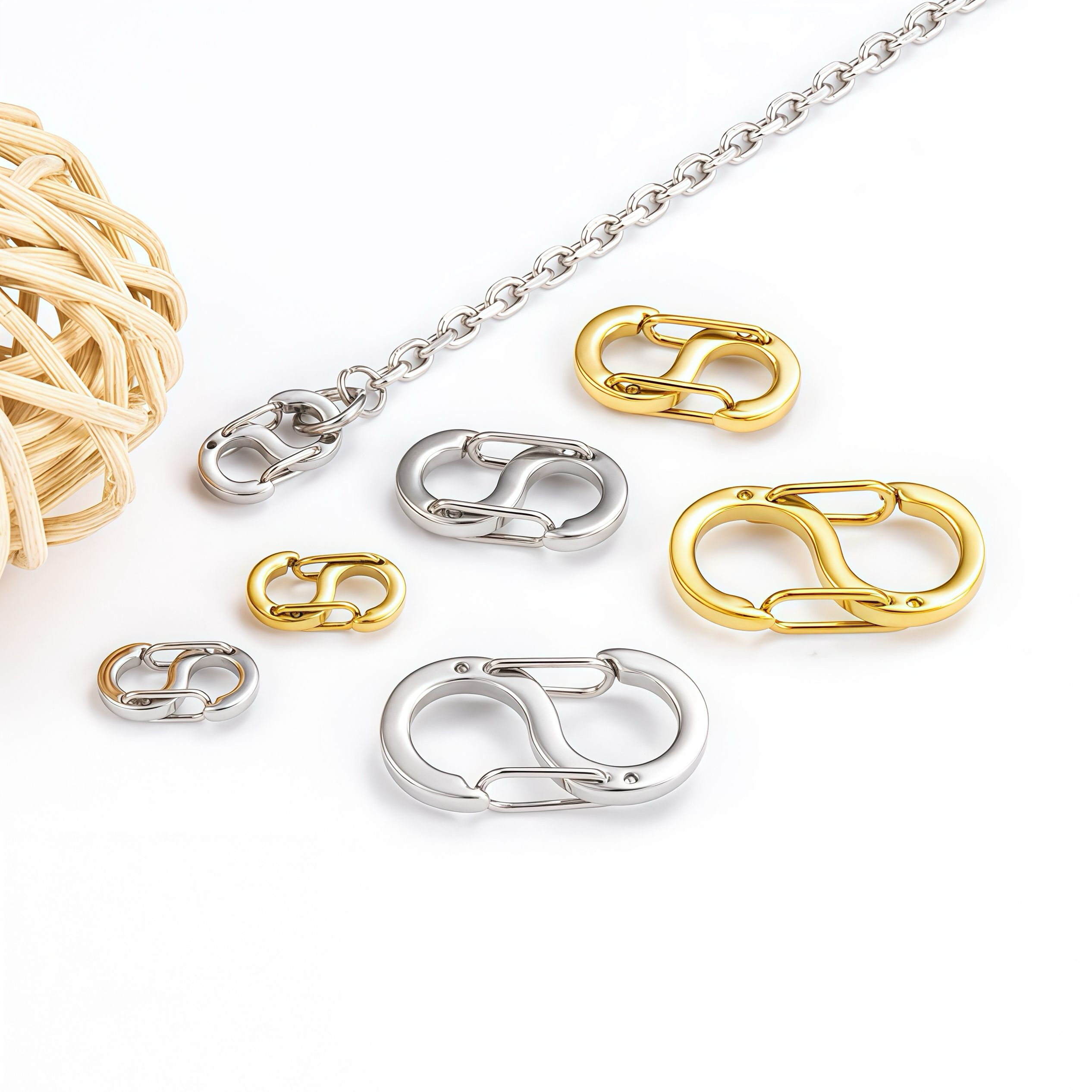 Chain Lock Combination - Siêu Nhỏ 304 Thép Không Gỉ