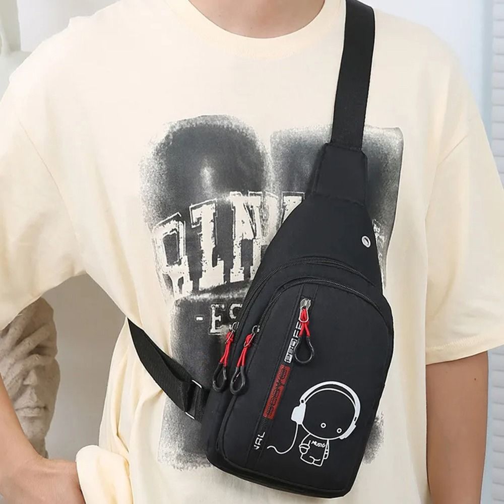 Waterproof Cycling Commute - Glow Men's Chest Bag Waterproof Large