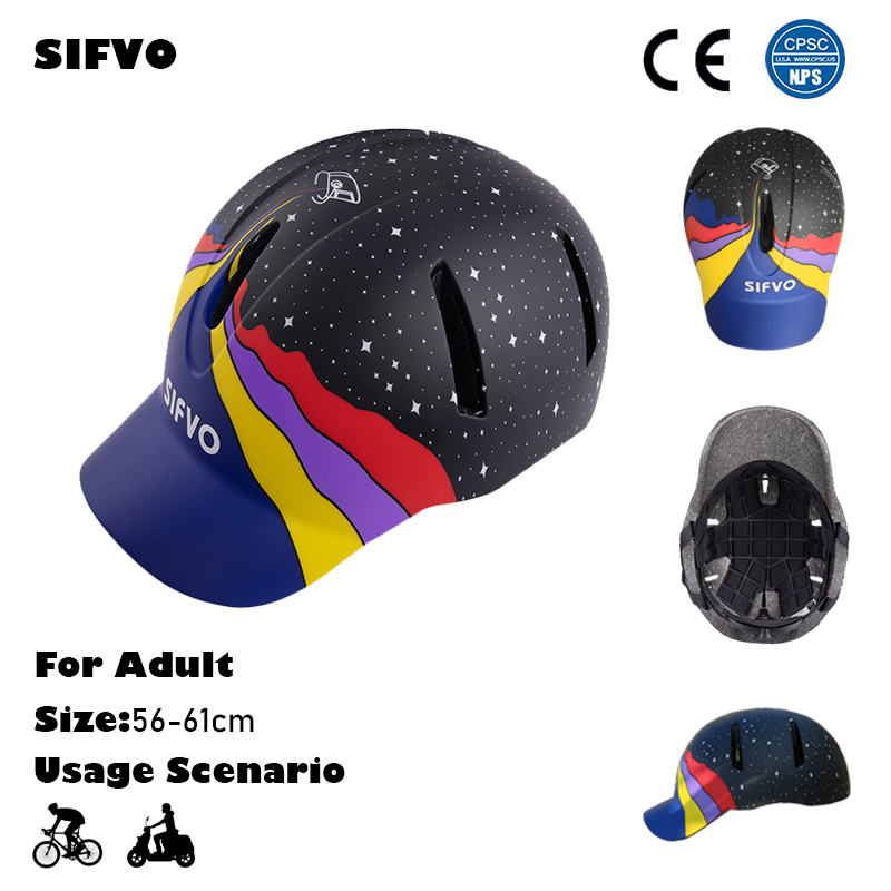 Commute Cycling Helmet - SIFVO Adult Stylish Bike Helmet Men