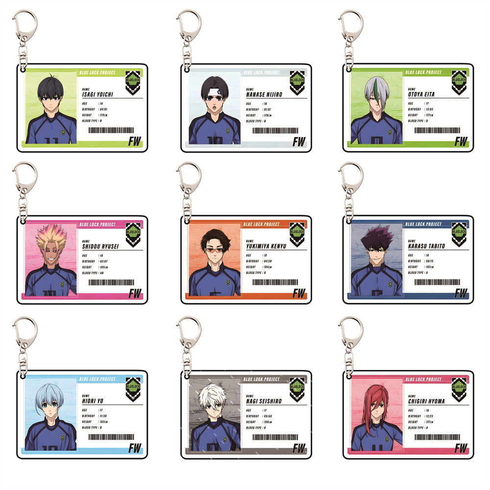 Chain Lock Combination - Blue Lock Player ID Card Version