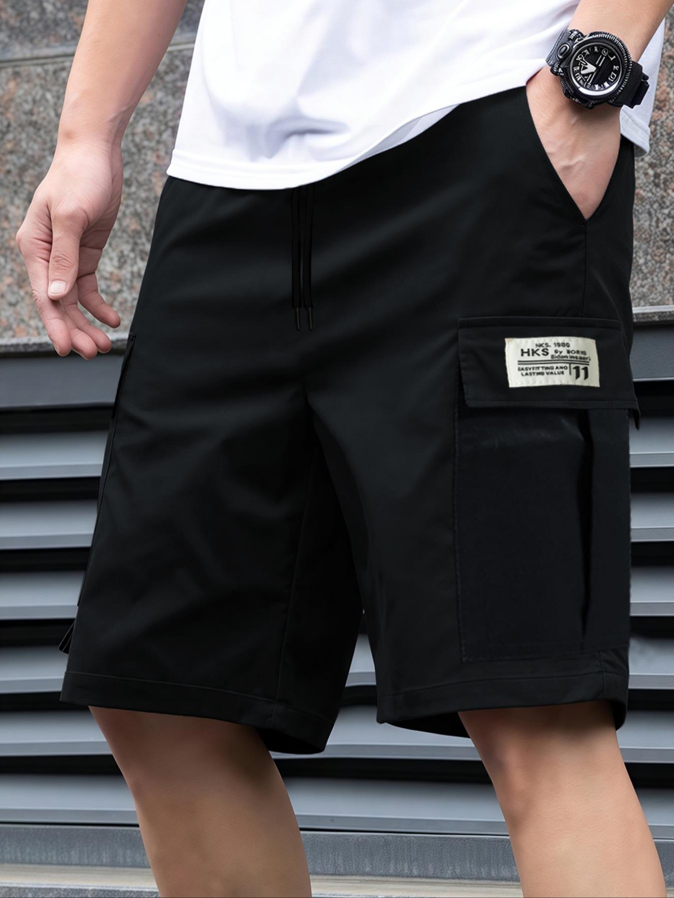 Cycling Shorts For Commute - Men's Plain Casual Sports Shorts, Skin-Friendly