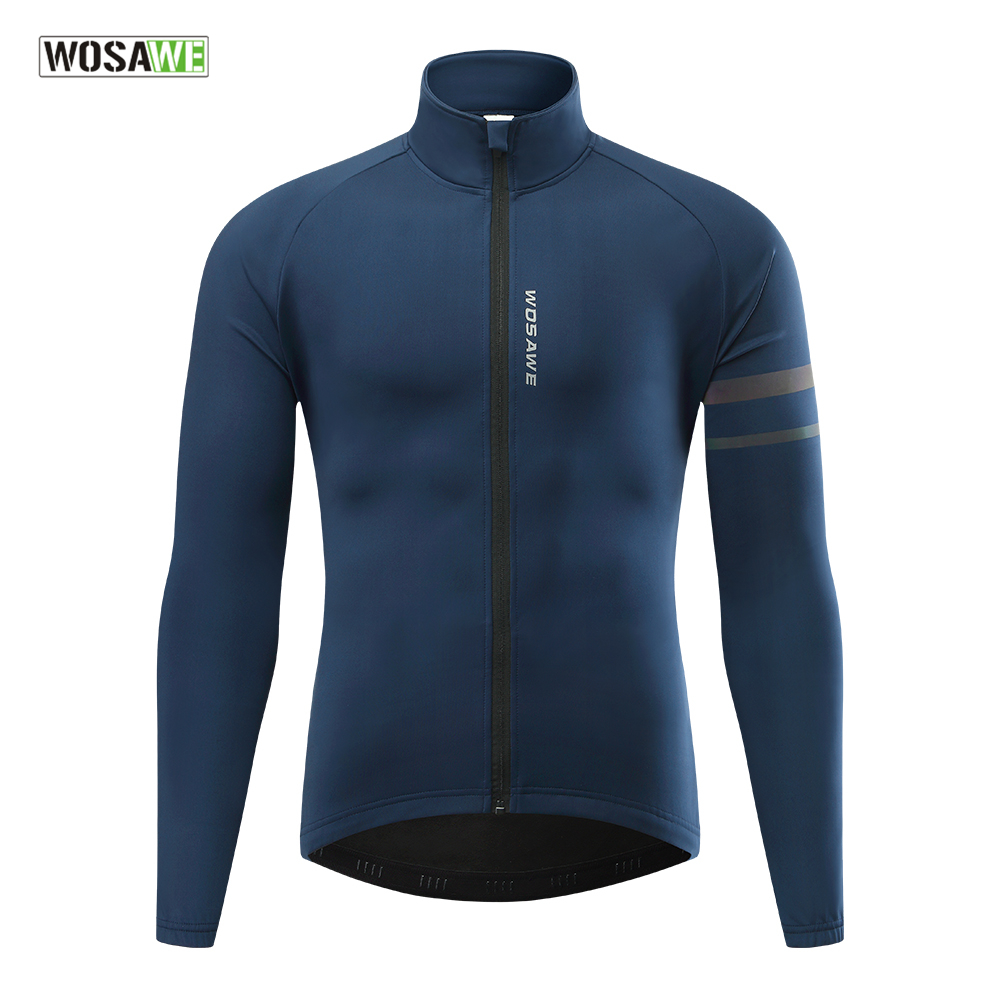 Cycling Commuter Jacket - WOSAWE Men'sThermal Winter Cycling Jacket Fleece