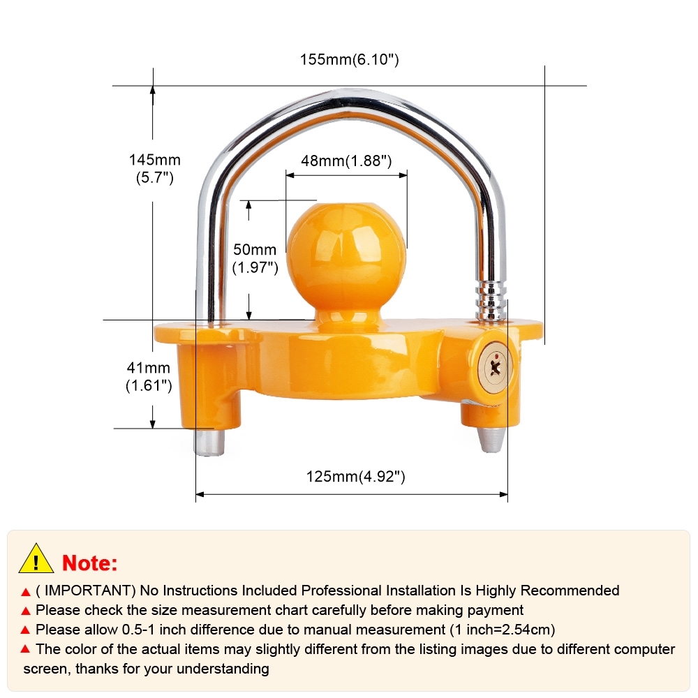 Khóa Chữ U Xe Kéo Bóng Khóa Đa - đánh giá và giá U Lock Heavy Duty