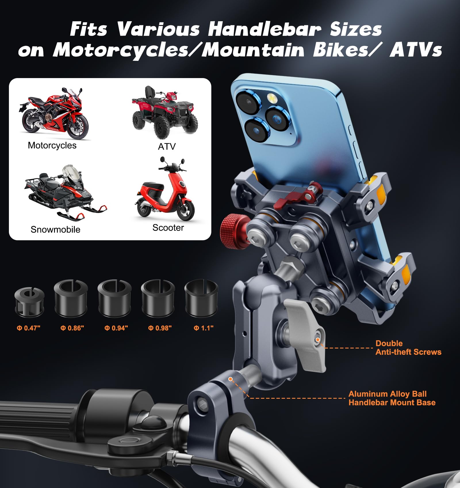 Heavy-Duty Motorcycle Phone Mo - đánh giá và giá U Lock Heavy Duty