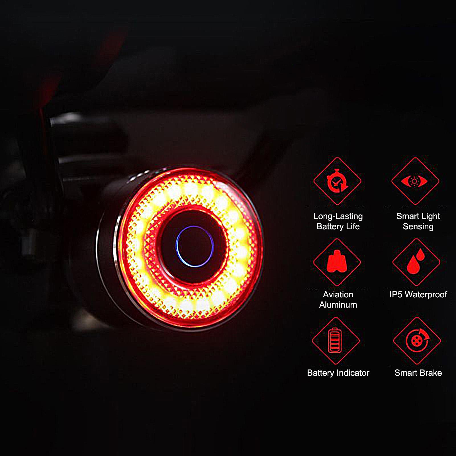 Bicycle Brake Light Smart Bike - đánh giá và giá Cycling Commuting