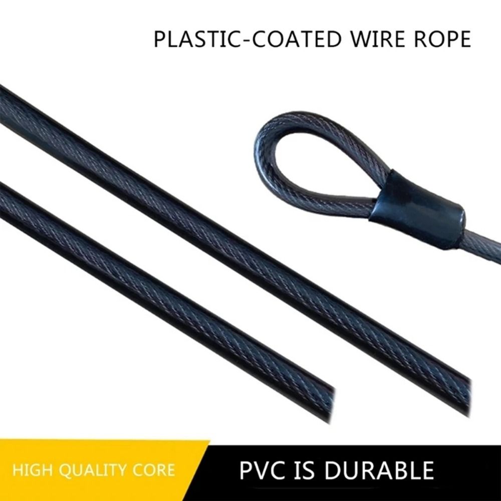 Anti-Theft Bike Lock Cable Fol - đánh giá và giá Cable Lock Flexible