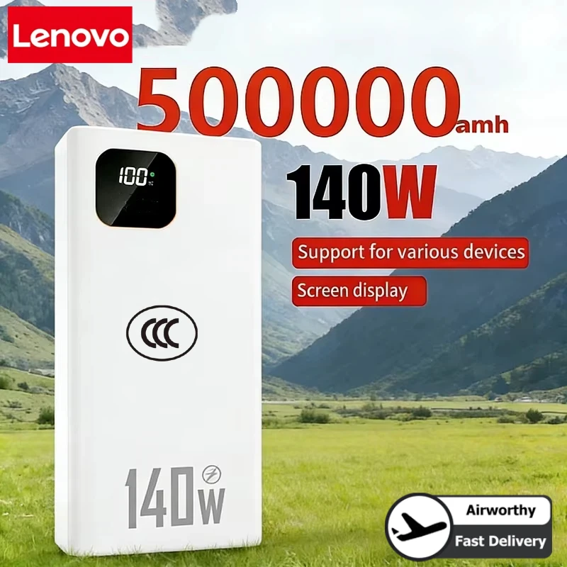 Lenovo 140W 500000mAh Ultra Ca - đánh giá và giá Usb Charger Dynamo