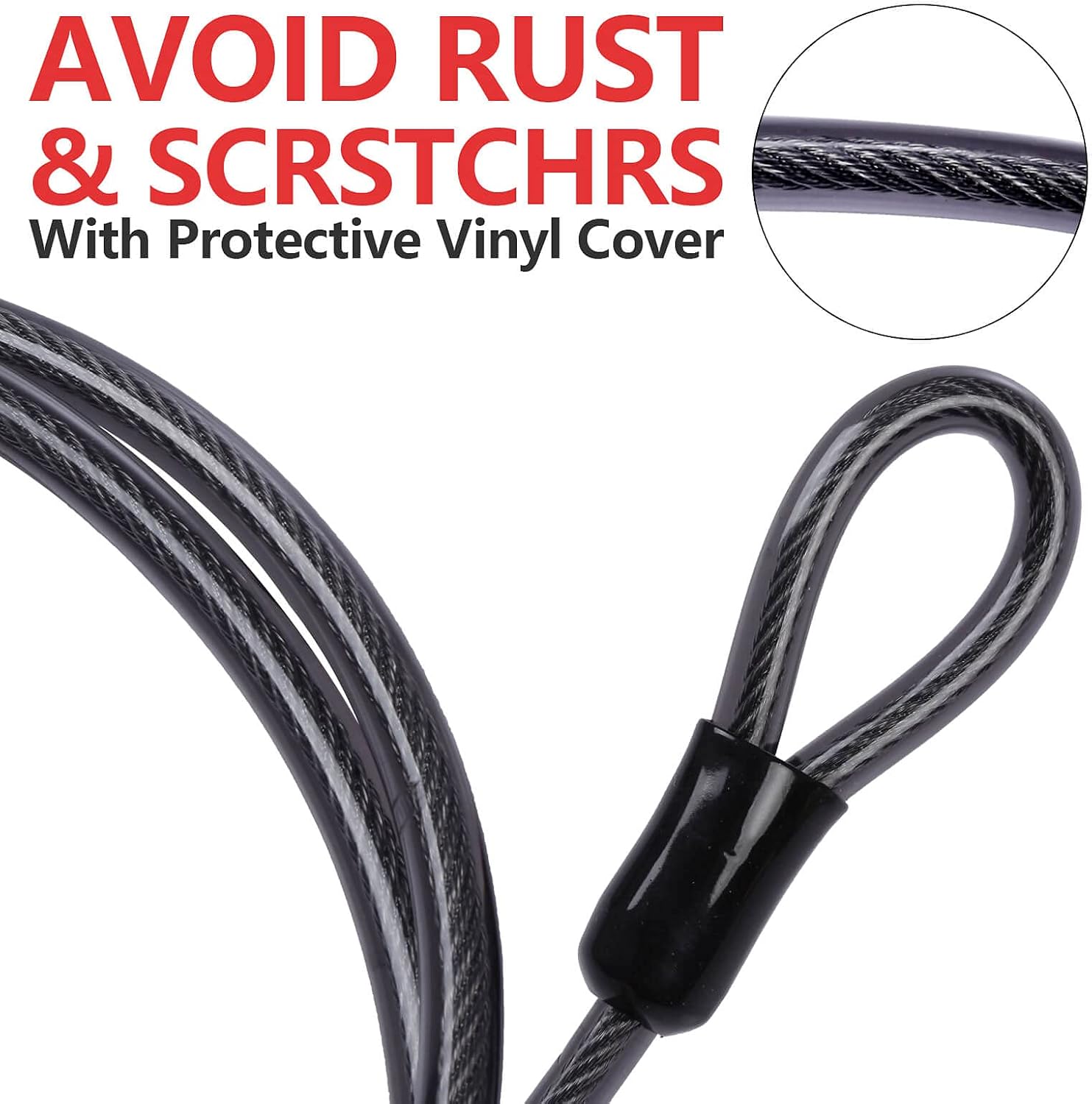 DELSWIN Security Steel Cable w - đánh giá và giá U Lock Heavy Duty