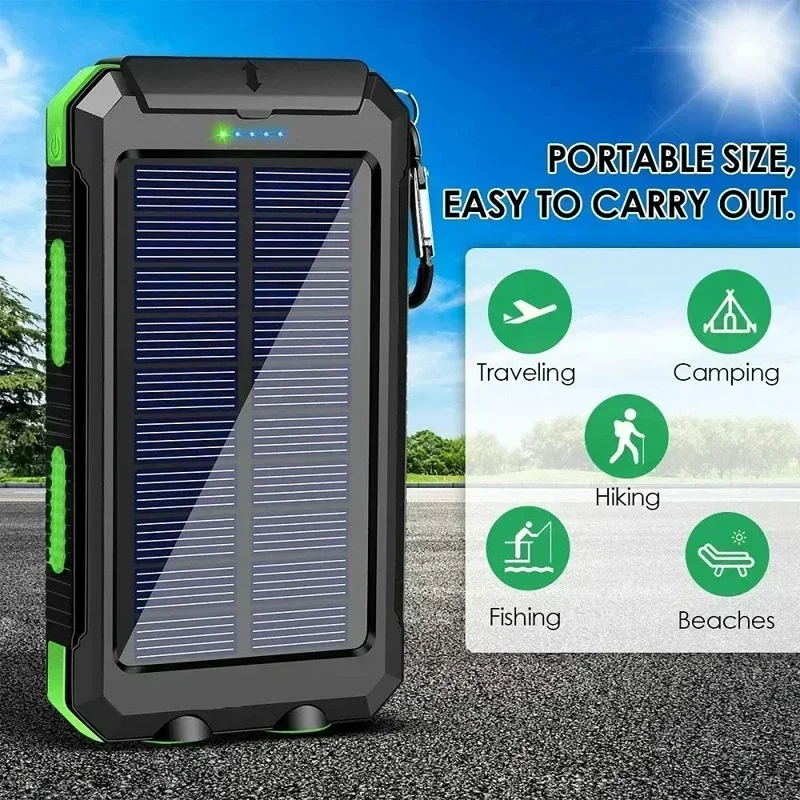 Lenovo 50000mAh Solar Power Ba - đánh giá và giá Usb Charger Dynamo