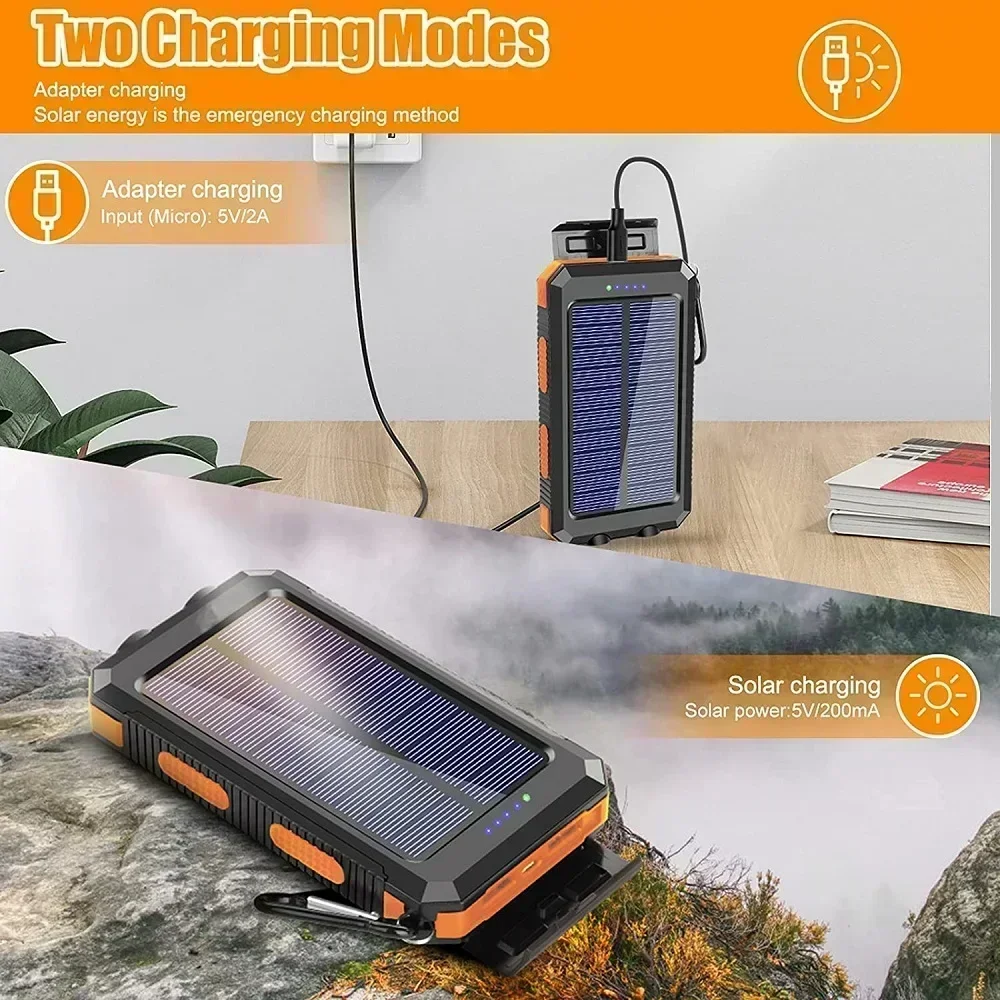 Lenovo 50000mAh Solar Power Ba - đánh giá và giá Usb Charger Dynamo