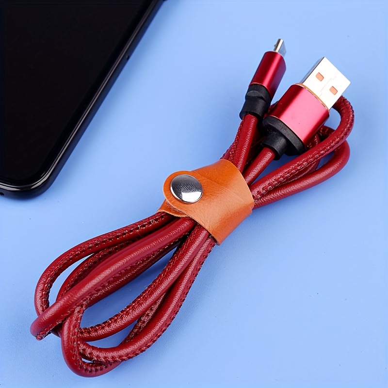 2/5/10pcs Random Color PU Leat - đánh giá và giá Cable Lock Flexible