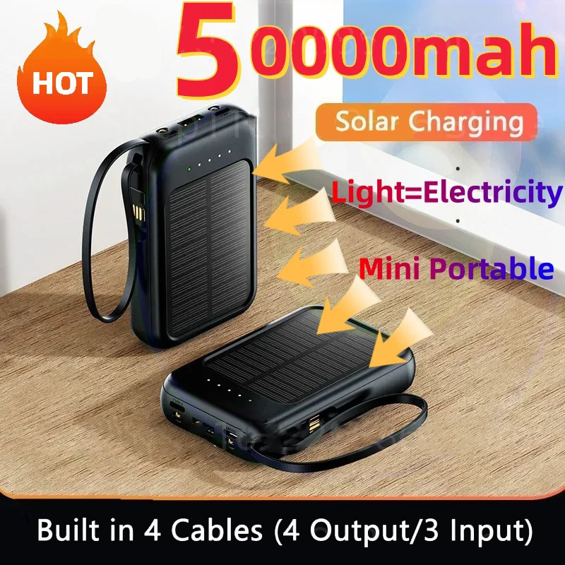 Power bank 50000mah Solar Powe - đánh giá và giá Usb Charger Dynamo