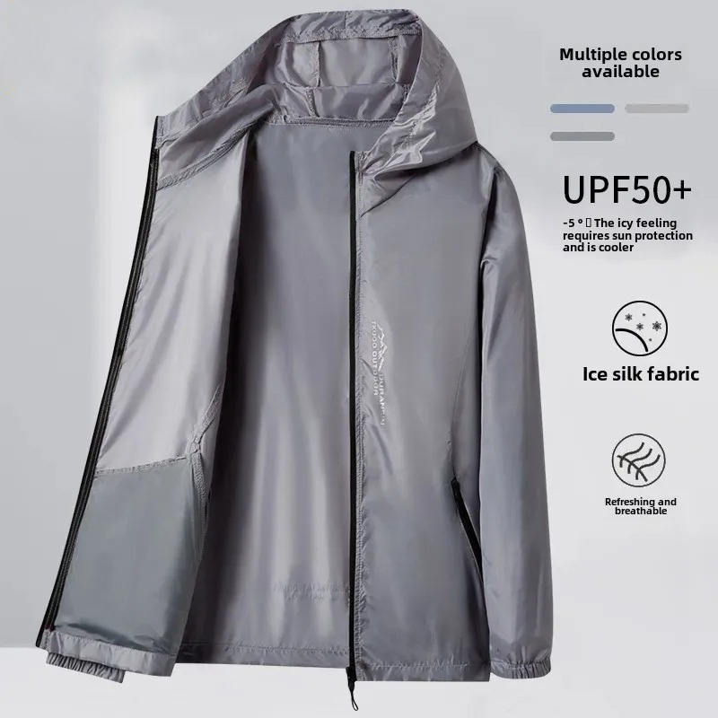 Summer Men's Sunscreen Jacket  - đánh giá và giá Cycling Commute Jacket