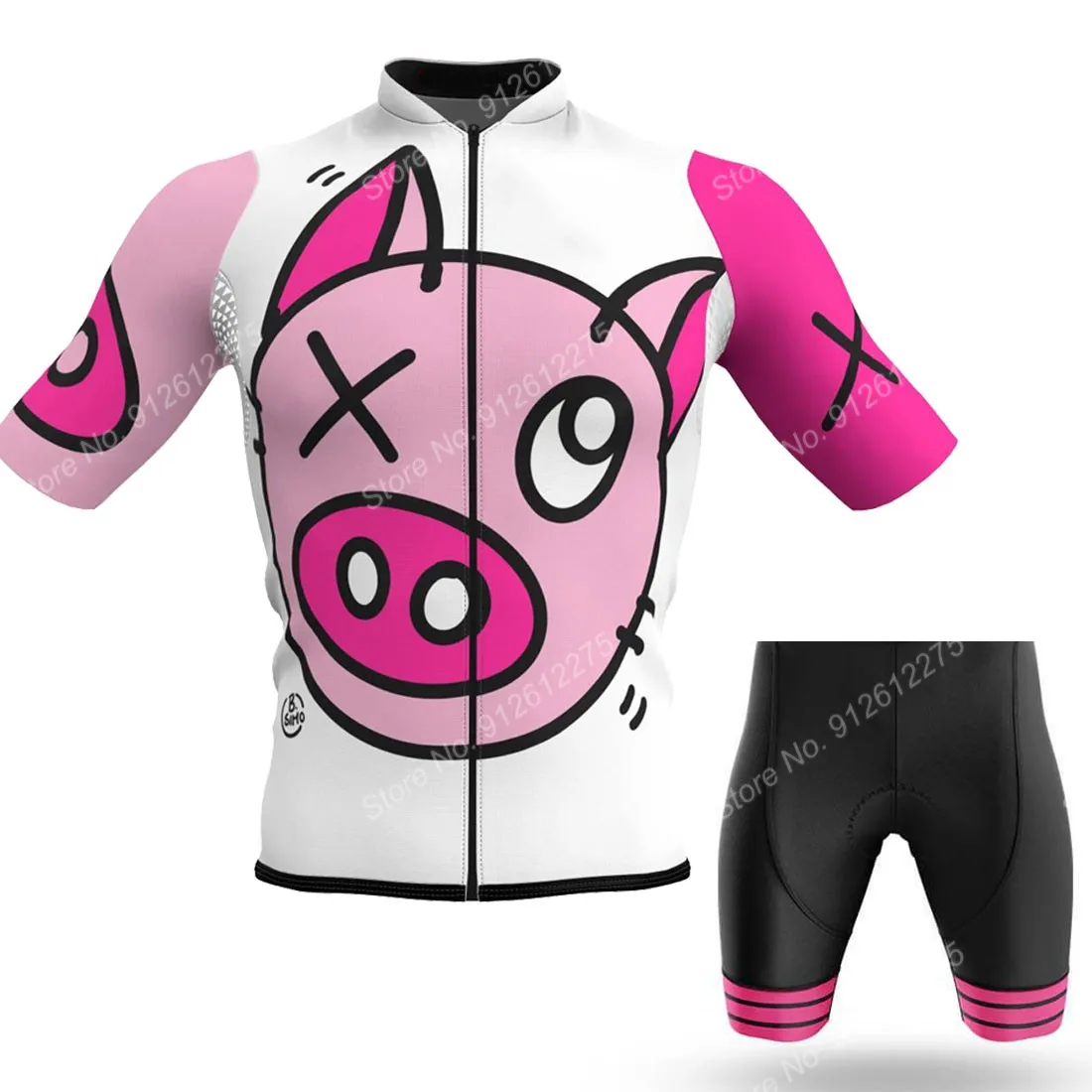 Set Cartoon Comic Pig 2023 Cyc - đánh giá và giá Cycling Commuter Clothing