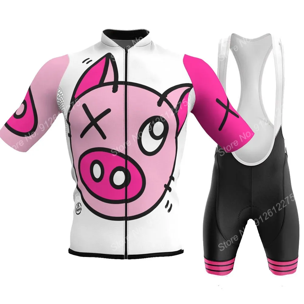 Set Cartoon Comic Pig 2023 Cyc - đánh giá và giá Cycling Commuter Clothing