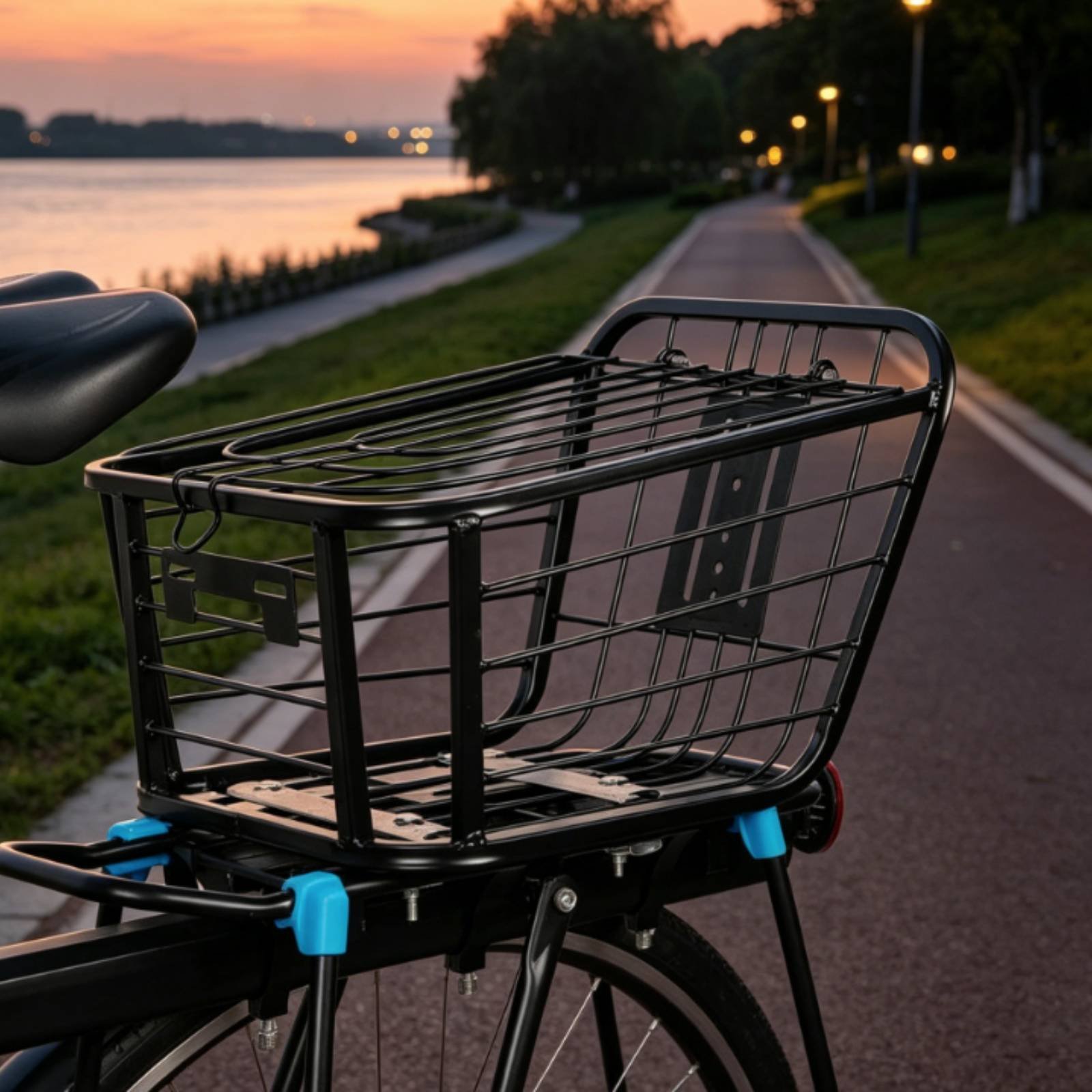 Folding Rear Bike Basket Folda - đánh giá và giá Cycling Commuting