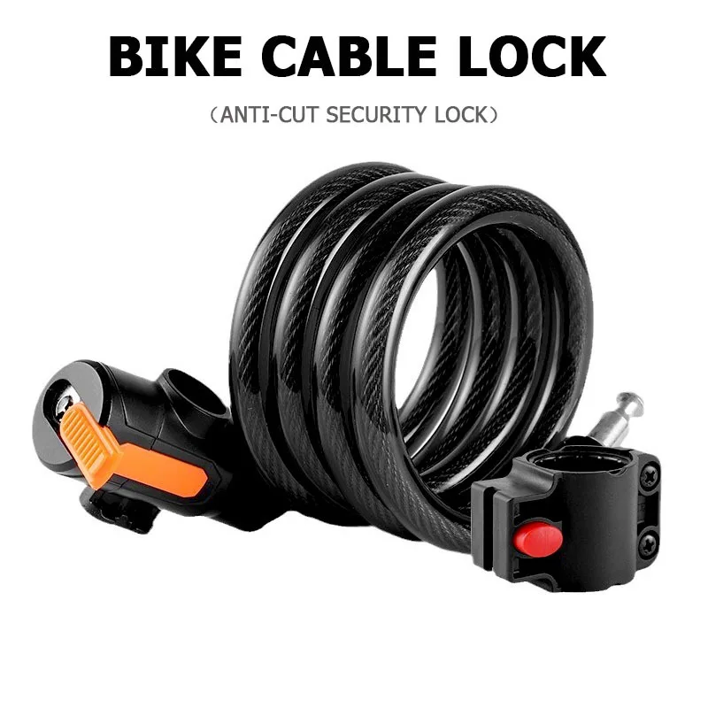 1SET Anti-Cut PVC Coated Keyed - đánh giá và giá Cable Lock Flexible