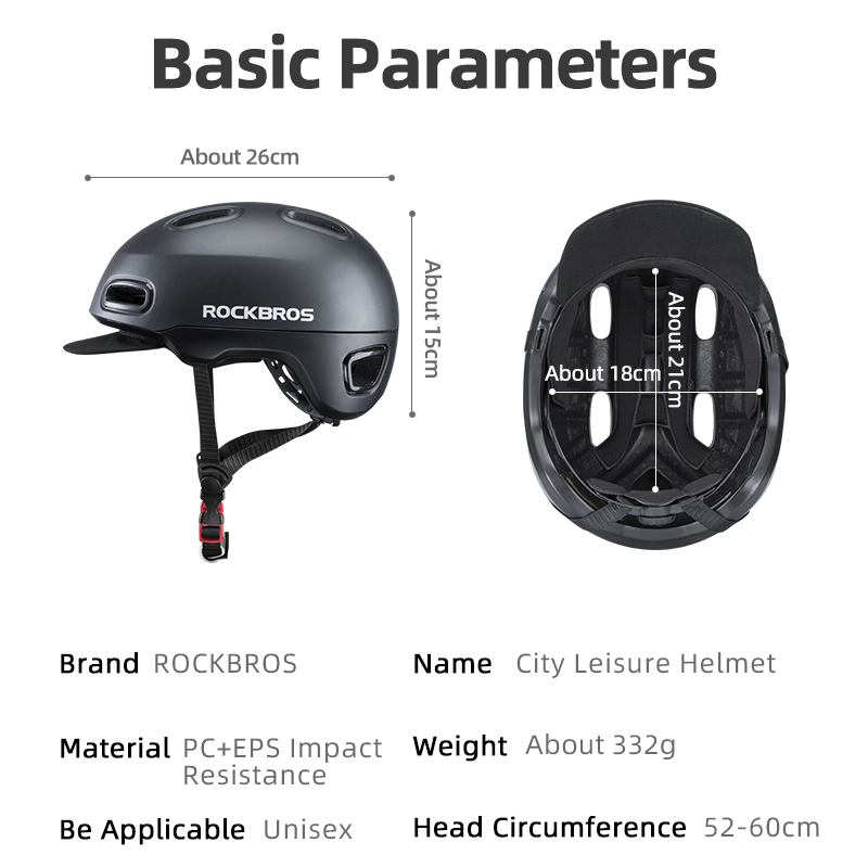 ROCKBROS Bicycle Helmet for Ca - đánh giá và giá Commute Cycling Helmet
