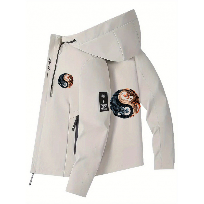 Men's Hooded Jacket - Zippered - đánh giá và giá Cycling Commute Jacket