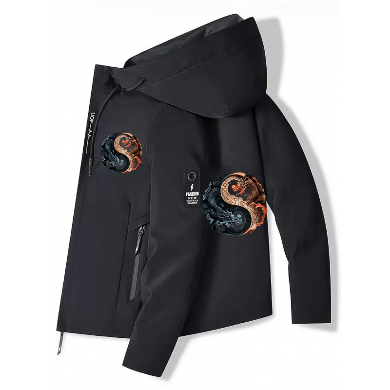 Men's Hooded Jacket - Zippered - đánh giá và giá Cycling Commute Jacket