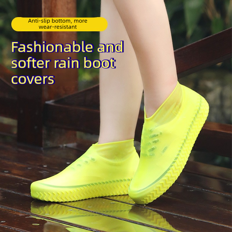 Thick Silicone Rain Boot Cover - đánh giá và giá Waterproof Cycling Commute
