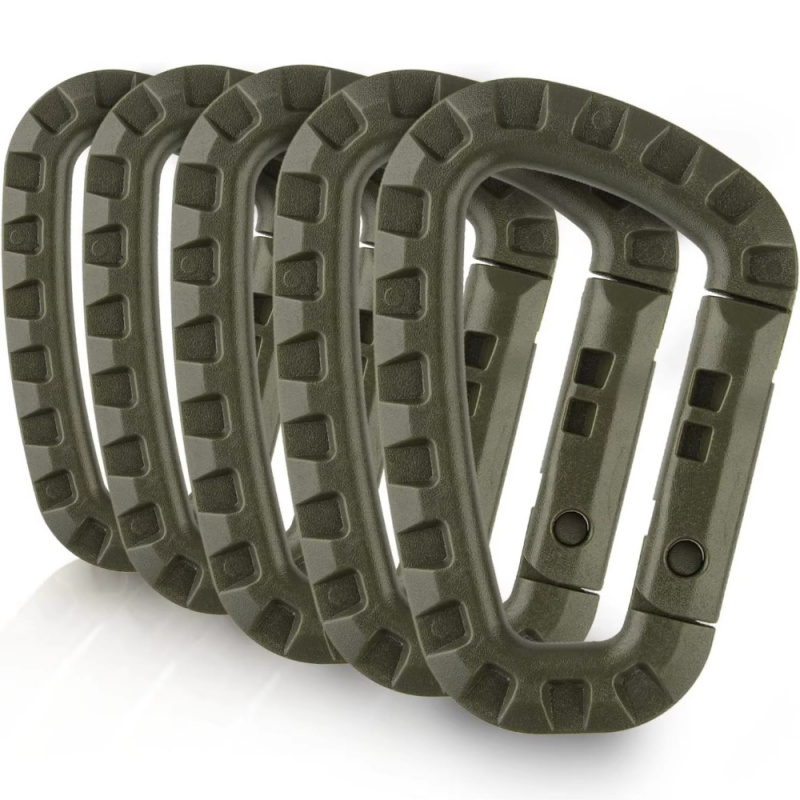2/5/16Pcs Tactical Carabiner S - đánh giá và giá Chain Lock Combination