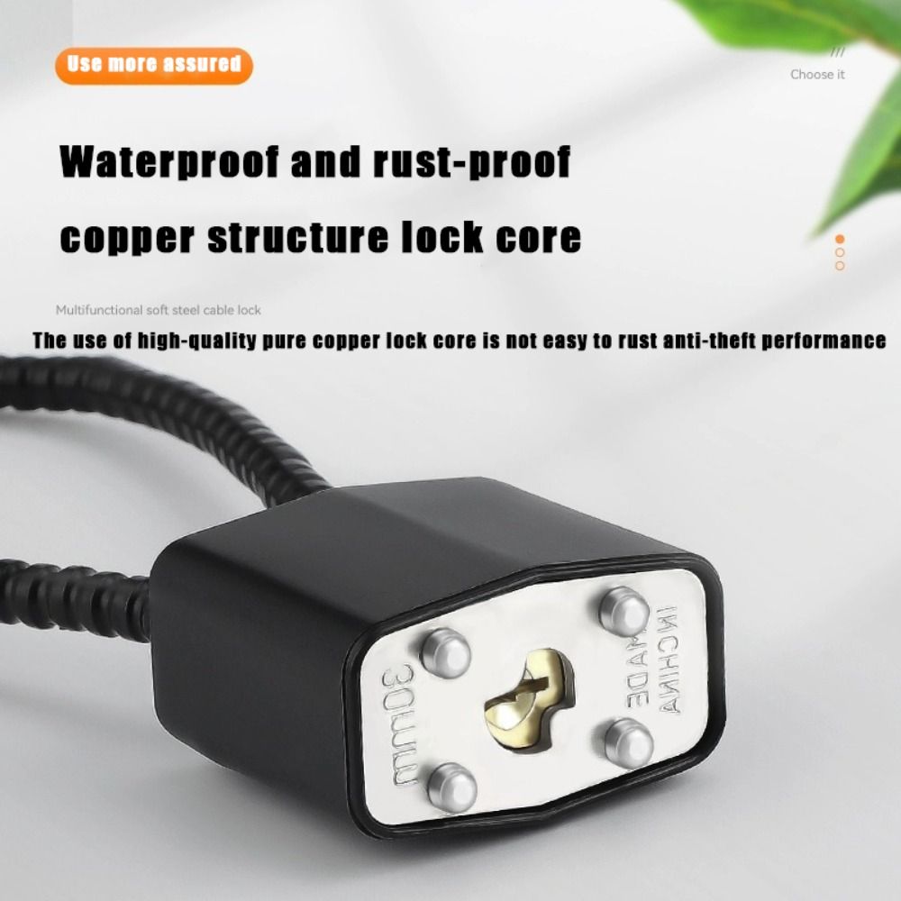 Durable Multifunctional Cable  - đánh giá và giá Cable Lock Flexible